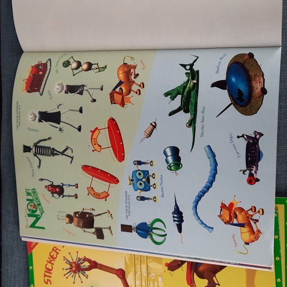Sticker Book Set Story Storybook Stories Dog Robot Reuseable Stickers Fun Gift - Picture 7 of 10